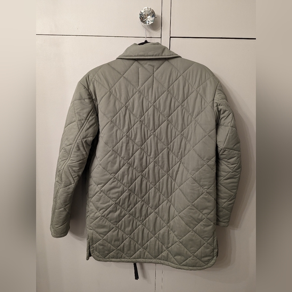 LIKE NEW Avec Les Filles Lightweight Quilted Utility Jacket Size Extra Small - Picture 6 of 8